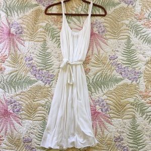 Velvet brand off white cotton dress
